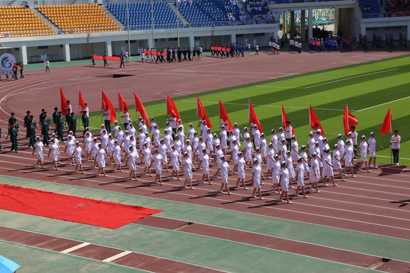 学院第一届田径运动会开幕